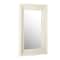 Hello Honey® 31" White Wash Rectangle Wall Mirror with Rattan Detail